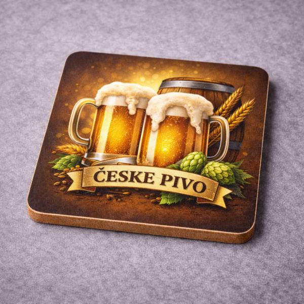 Dřevěný tácek - Vlastní motiv potisku